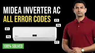 Midea Inverter AC All Error Codes  How to setting Solve Solution fix  Repairing Guide