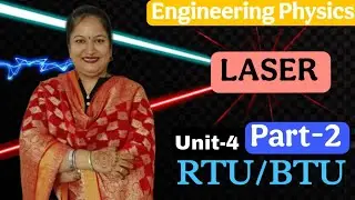 Ruby Laser|He-Ne Laser|Semiconductor diode Laser|Applications|Unit-4| Engineering Physics| Dr. Rekha