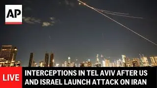 LIVE: Tel Aviv skyline after US and Israel launch attack on Iran