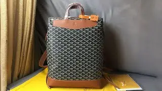 Goyard Cisalpin Backpack Black & Tan Unboxing From Supkicks