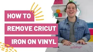 Removing HTV From Fabric - How To Remove Cricut Iron On Vinyl
