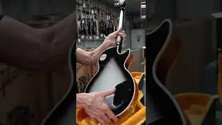 Left-Handed Silverburst Les Paul Custom?! Rare Find ⚡🎸