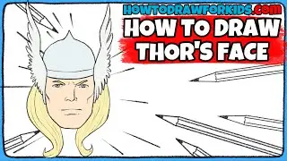 How to draw Thor's Face