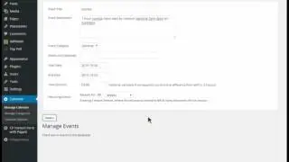 wordpress plugin calendar