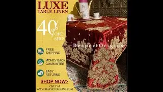 Handcrafted Luxe Embroidered & Embellished Celebration Table Linen at Respect Origins | Table Covers