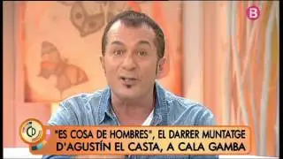 Agustín El Casta visita el plató de Cada Dia
