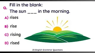 25 English Grammar Questions | Grade 1 Challenge! English for Kids