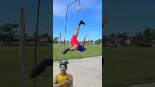 sports training #acrobatics #tricking #sports #flip #rollspike #sepaktakraw #spike#funny #volleyball