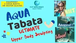 Best Pool Workout: Aqua Tabata Edition | Upper Body & Abs Sculpting HIIT 20 min