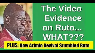Gachagua's Video Of Ruto Ordering His... As He Stumbles Over Azimio