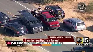 Homicide investigation underway in Tonopah
