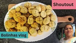 Goan Bolinhas Recipe |Goan Coconut And Semolina Cookies | Christmas Sweets #konkanivlog #goanvlogger