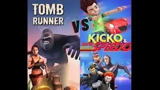 🕍Tomb Runner -Temple Raider 🆚🦶 Kick & Super Speedo 🦹&zwj;♂️.