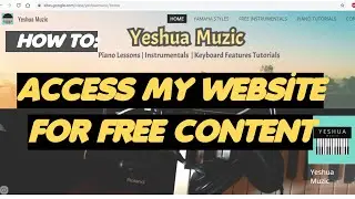 How To Use My Website To Download Beats/Styles (FREE)