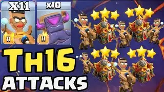 TH16 RAM Rider Attack Strategy With Cookie - Best Th16 Cookie Attack Strategy clash of clans!