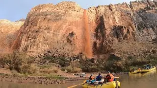 Grand Canyon Flash Flood and Waterfalls