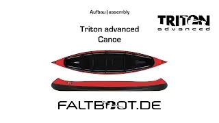 Triton advanced Canoe Faltboot Aufbau