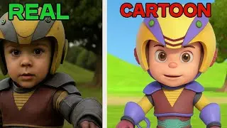 Vir The Robo Boy Cartoon Characters In Real Life! Part-1