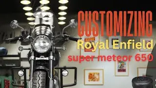 Royal Enfield Super Meteor 650 Loading & Customisation 🔥 Official Site Check!