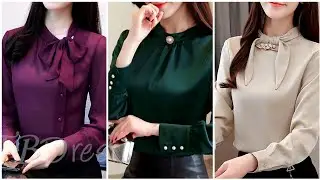 Luxury And Classy Formal Blouse Designs For Business Women 2020
