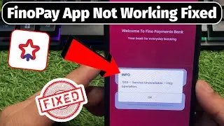 503 - Service Unavailable - Http operation. FinoPay Problem Fixed✅ FinoPay App Not Working Solved