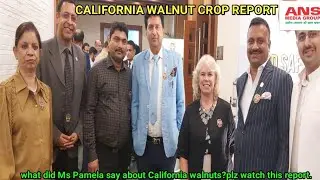 #CALIFORNIA WALNUTS CROP REPORT, What did Ms Pamela say about California walnuts?plz watch report
