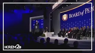 President Trump wrapped up his trip in Davos, engaged in trying to end two wars