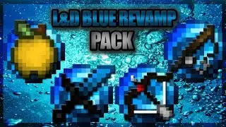 ★ Minecraft PvP Texture Pack l Light&Dark Blue Revamp 16x (1.7/1.8) ★