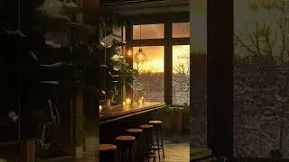 Warm Bar Vibes in Fresh Snow Perfect for Concentration #relax #lofi #chill