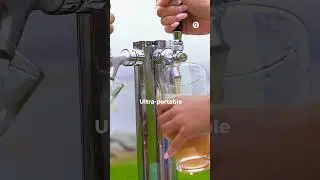Cooler Keg &ndash; a stainless steel cooler and CO₂-driven draft system puts anything on draft