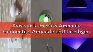 Avis sur la meross Ampoule Connect&eacute;e, Ampoule LED Intelligente Compatible avec Alexa et Google Home,