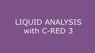 Liquid Analysis in SWIR with C-RED 3