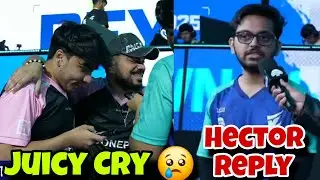 Juicy Cry After Qualify 😢 Hector Reply Vasista Qualified 😱