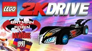 LEGO 2K Drive Custom movie BATMAN & ROBIN Batmobile 1997