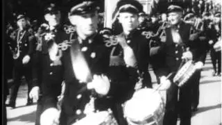 De viering van de 65ste verjaardag van koningin Wilhelmina, 1945 (fragment uit BB00030)