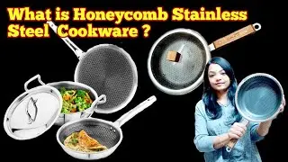 Hybrid Honeycomb Triply Steel Fry Pan Review 🥘Non-Stick vs Stainless Steel सच 