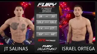 Предварительные бои Fury FC 112: Джей Ти Салинас против Исраэля Ортеги