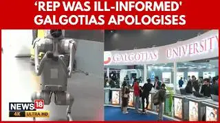 Galgotias разъясняет происхождение Robodog после критики | Китайский Unitree Go2 отображается как...
