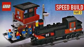 [Part 2] Watch This 1985 Vintage LEGO&reg; Train Set Come Together!