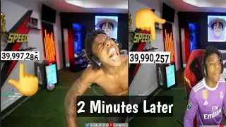 Speed reaction when viewers start unsubscribe him 🤣 when he to close to reach 40M @IShowSpeed