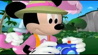 Minnie Use a Umbrella Keep Her and Camera Dry