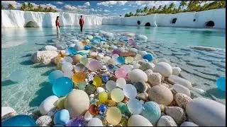 Это Мертвое море? И там есть какие-то кристаллические включения.