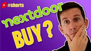 NextDoor Listing | Investing in the tattle-tale app #shorts
