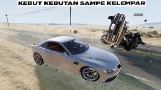Nantangin Adu Kecepatan Dari Kecelakaan Sendiri Samep Barengan 💥🚗BeamNG Drive Indonesia