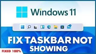 Fix Windows 11 Taskbar Notifications Not Showing Issue | Restore Missing Taskbar Icons in Windows 11