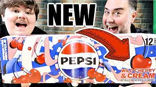 Taste Test: New Pepsi Wild Cherry & Cream Flavor! 🍒🥤