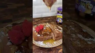 PB&J stuffed french toast 🍞 #shorts