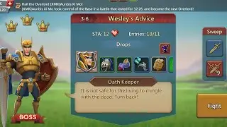 Chapter 3 Stage 6 | Elite Stage | Ghostly Wind : 3-6 | Free2Play | Lords Mobile | IGG