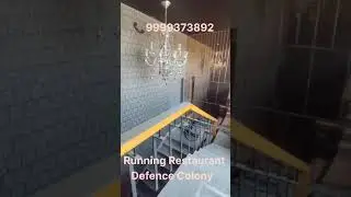 2000 Sqft Running Restaurant/Showroom with Terrace Garden in Defence Colony | Prime Location 4 Rent