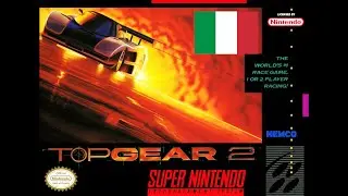 Top Gear 2 SNES Super Nintendo - Itália